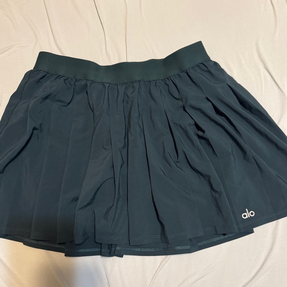 ALO Yoga Dark Teal Mini Skirt